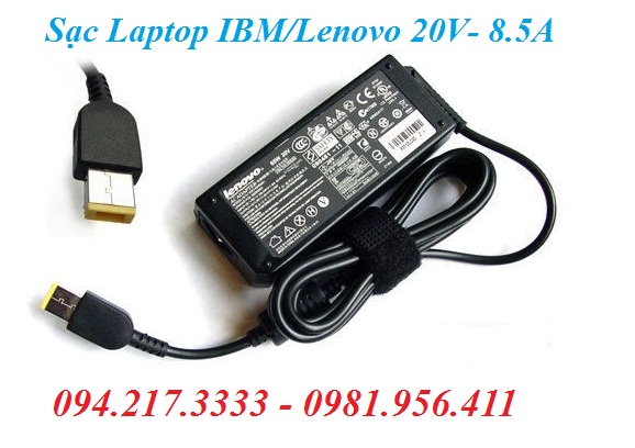 Mua bán Sạc Laptop IBM Lenovo 20V- 8.5A giá rẻ Hà Nội