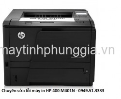 Chuyên sửa lỗi máy in HP 400 M401N