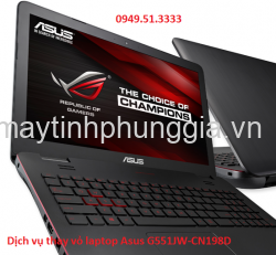 Dịch vụ thay vỏ laptop Asus G551JW-CN198D