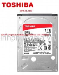 Chuyên Sửa Ổ cứng HDD Toshiba Surveillance 1Tb 5700rpm