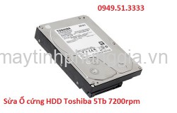 Sửa Ổ cứng HDD Toshiba 5Tb 7200rpm