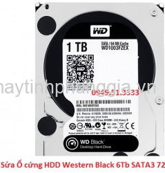 Sửa Ổ cứng HDD Western Black 6Tb SATA3 7200rpm
