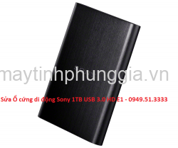 Sửa Ổ cứng di động Sony 1TB USB 3.0 HD E1