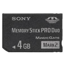 Sửa Thẻ nhớ Sony MS Pro Duo 4GB