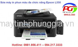 Sửa máy in phun màu đa chức năng Epson L550