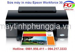 Sửa máy in màu Epson Workforce 30