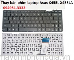 Thay Bàn phím laptop Asus X455L X455LA