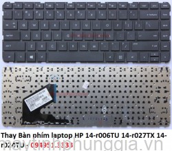 Thay Bàn phím laptop HP 14-r006TU 14-r027TX 14-r024TU