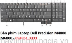 Thay Bàn phím Laptop Dell Precision M4800 M6800