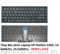 Thay Bàn phím Laptop HP Pavilion X360, 14-ba062tu, 14-ba066tu