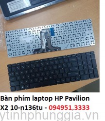 Thay Bàn phím laptop HP Pavilion X2 10-n136tu 10-j026tu