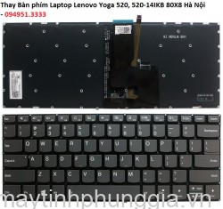 Thay Bàn phím Laptop Lenovo Yoga 520, 520-14IKB 80X8