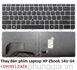 Thay Bàn phím Laptop HP Zbook 14U G4