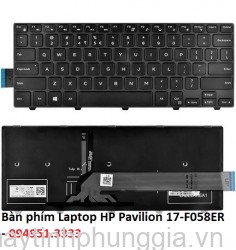 Thay Bàn phím Laptop HP Pavilion 17-F058ER