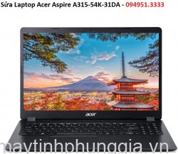 Sửa Laptop Acer Aspire A315-54K-31DA Core i3-7020U