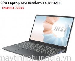 Sửa Laptop MSI Modern 14 B11MO Core i7-1165G7