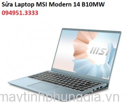 Sửa Laptop MSI Modern 14 B10MW Core i3-10110U