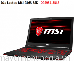 Sửa Laptop MSI GL63 8SD Core i7-8750H
