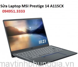 Sửa Laptop MSI Prestige 14 A11SCX Core i7-1185G7