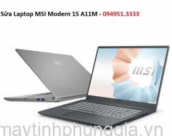 Sửa Laptop MSI Modern 15 A11M Core i5-1135G7