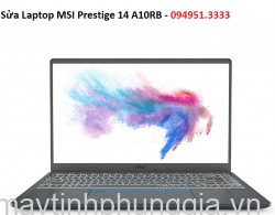 Sửa Laptop MSI Prestige 14 A10RB Core i7-10510U