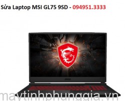 Sửa Laptop MSI GL75 9SD Core i7-9750H