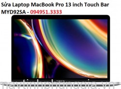 Sửa Laptop MacBook Pro 13 inch Touch Bar MYD92SA, Ổ cứng 512GB SSD