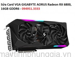 Sửa Card VGA GIGABYTE AORUS Radeon RX 6800, 1‎6GB GDDR6