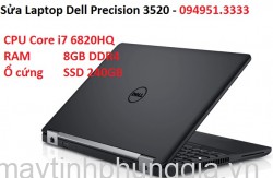 Sửa Laptop Dell Precision 3520, Core i7 6820HQ, Màn hình 15.6 Inch