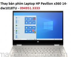 Thay bàn phím Laptop HP Pavilion x360 14-dw1018TU