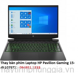 Thay bàn phím Laptop HP Pavilion Gaming 15-dk1075TX