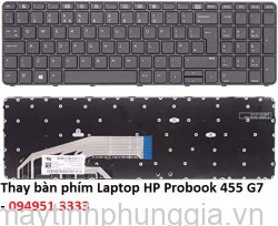 Thay bàn phím Laptop HP Probook 455 G7