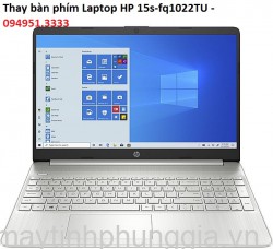 Thay bàn phím Laptop HP 15s-fq1022TU