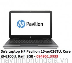 Sửa Laptop HP Pavilion 15-au026TU, Core i3-6100U, Ram 8GB
