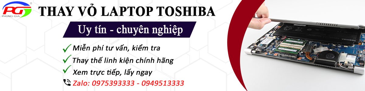 Thay vỏ laptop Toshiba