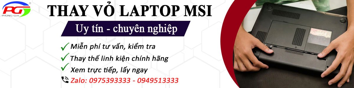 Thay vỏ laptop MSI