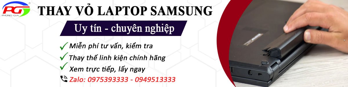 Thay vỏ laptop Samsung