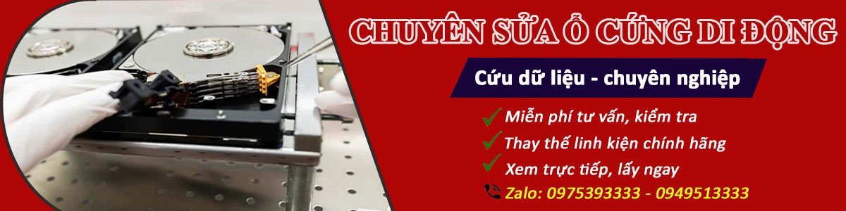 Khôi phục dữ liệu ổ cứng tại Cầu Giấy