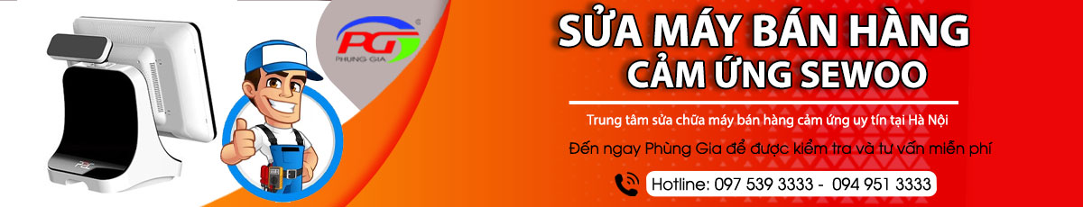 Sửa máy bán hàng cảm ứng SEWOO