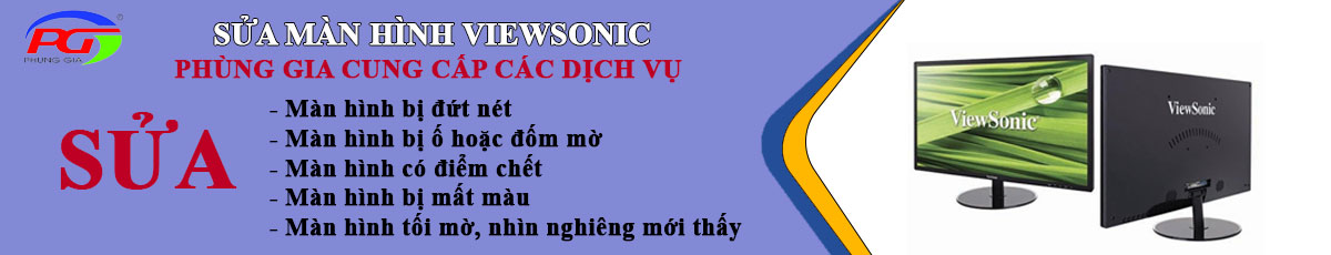 Sửa màn hình máy tính lcd Viewsonic