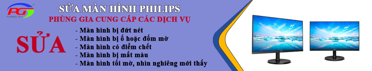 Sửa màn hình máy tính lcd Philips