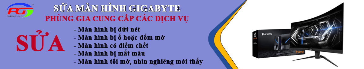 sửa màn hình máy tính lcd Gigabyte