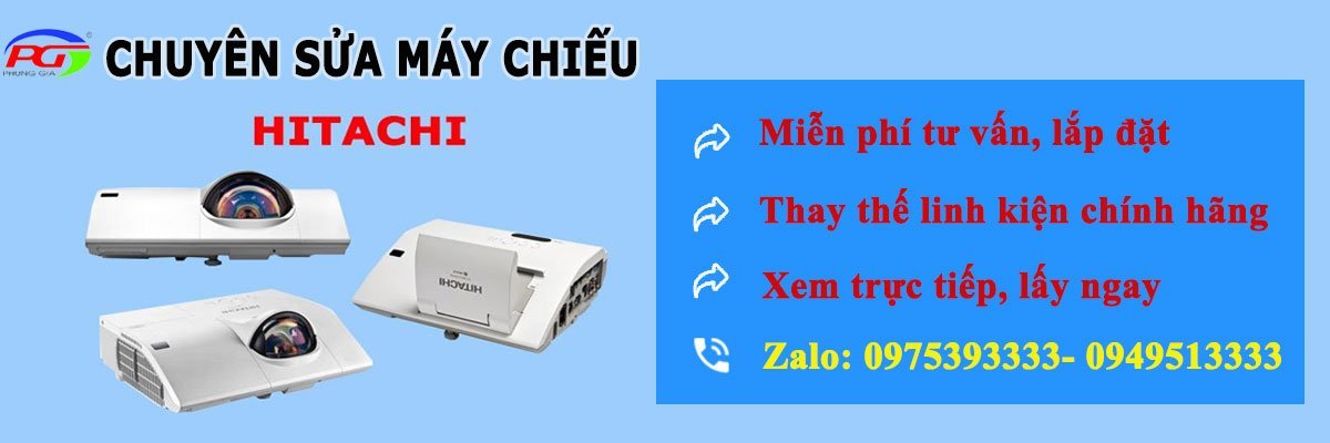 sửa máy chiếu Hitachi