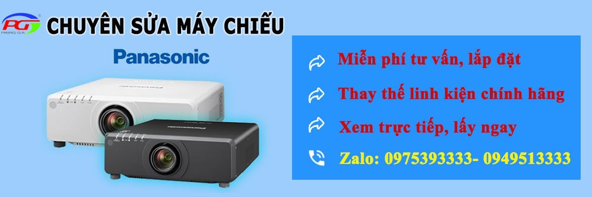 Sửa máy chiếu PANASONIC PT-DZ16K2E tại hà nội