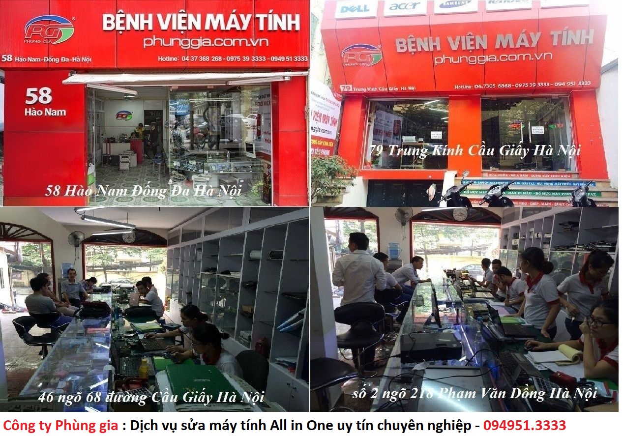 Dịch vụ sửa chữa máy tính All in One Hà Nội