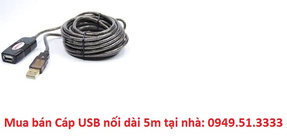 Mua bán dây Cáp USB nối dài 5m giá rẻ