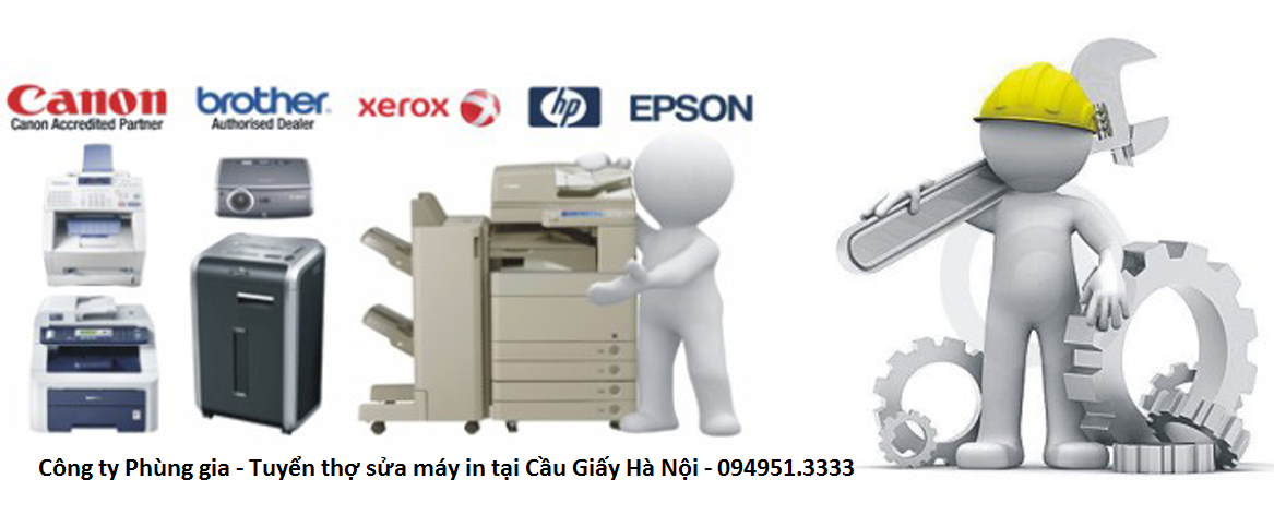 Tuyển thợ sửa máy in tại Cầu Giấy, Hà Nội