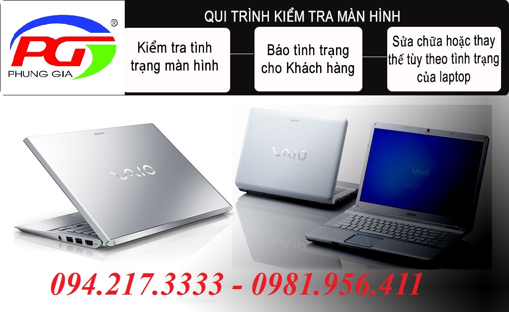 Sửa Laptop Sony Vaio của mình bị hỏng màn hình