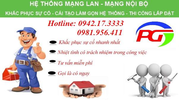 Dịch vụ sửa mạng lan khu vực Cổ Nhuế