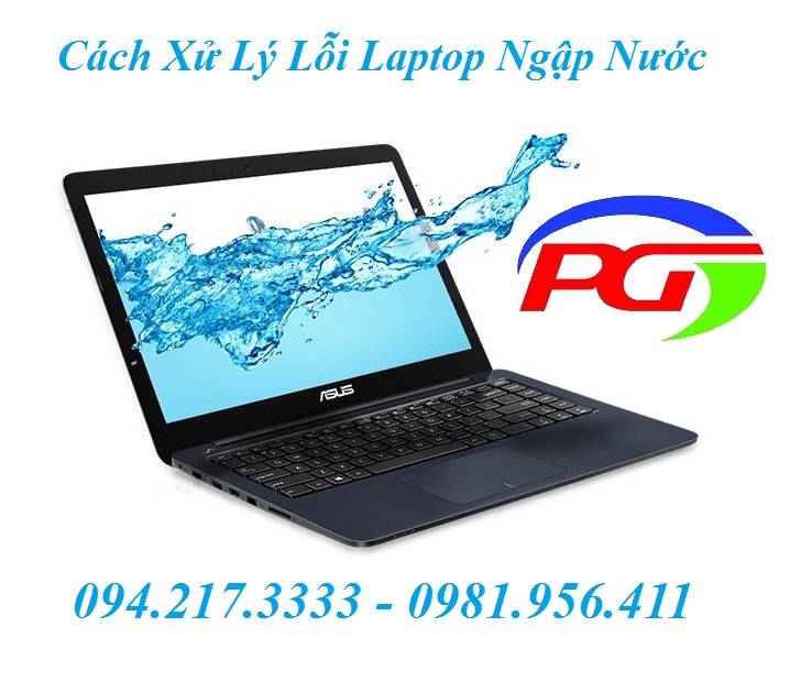 Hướng dẫn xử lý bàn phím laptop bị dính nước